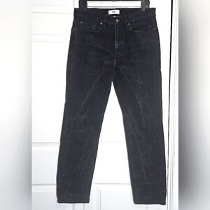 Spoke Men's Jeans 31 Build A Narrow Black Denim‎ Casual Neutral Short